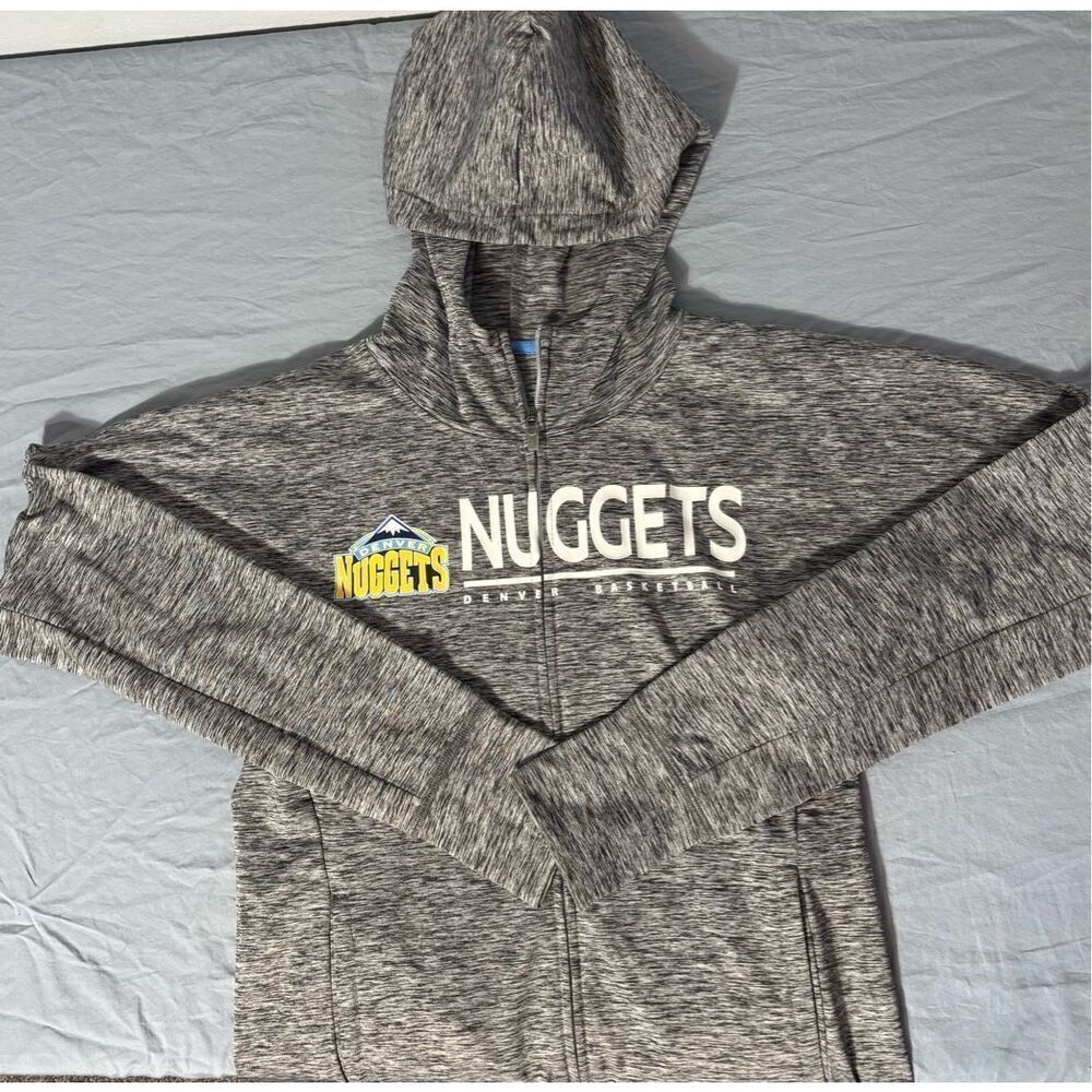 Denver Nuggets Zip Up Hoodie 4her By Carl Banks MLB Women’s Size XS Extra Small